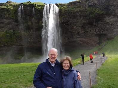 Iceland and one of its many waterfalls
