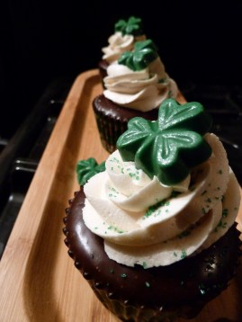 irish cupcakes